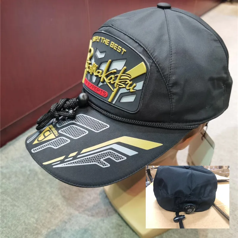 New Brand Fishing Hats with BOA Button Men Gamakatsu Cap Waterproof Windproof Fishing Caps Good Quality