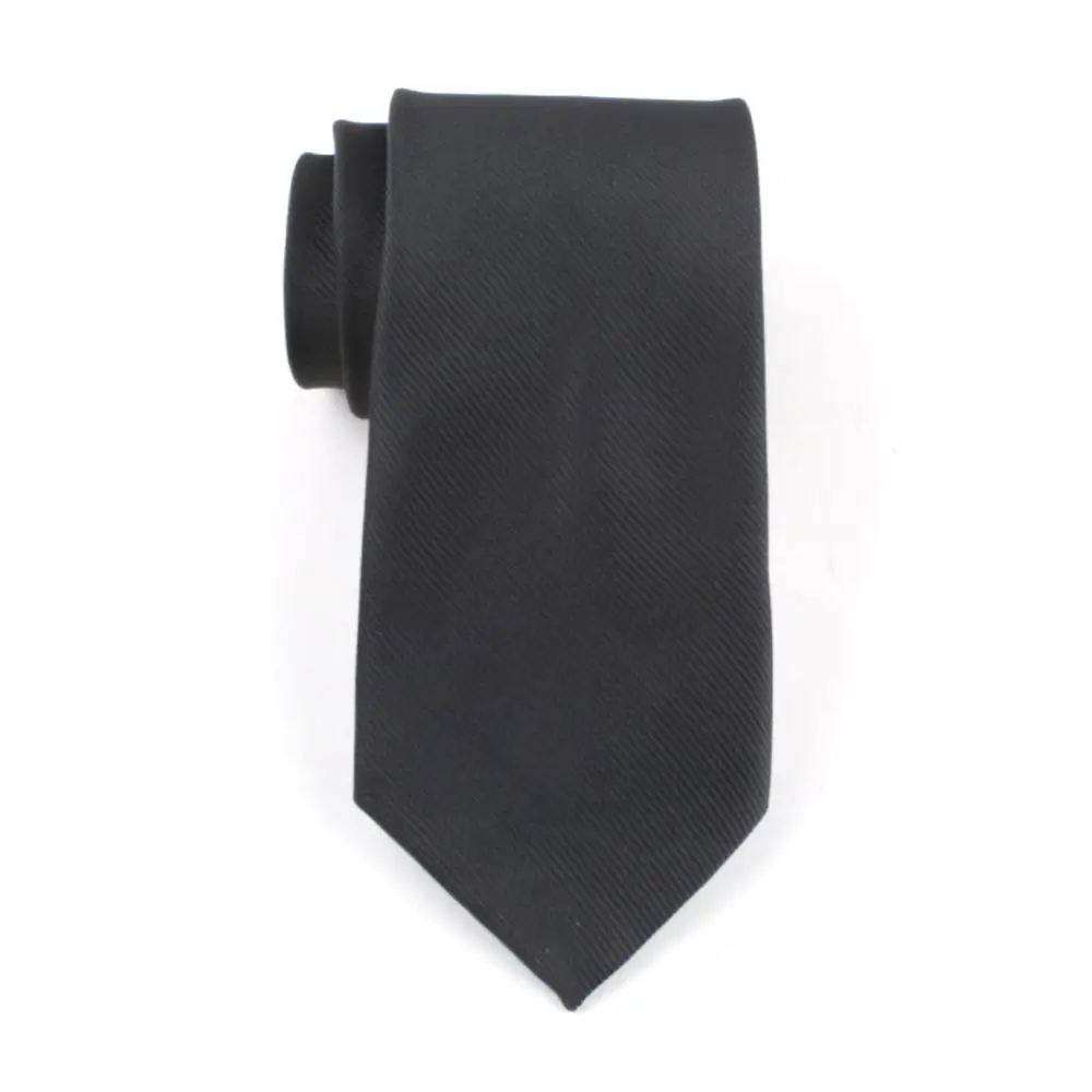 

Suit Tie Pure Color Professional Fine Thread Jacquard Necktie Western Accessories Daily Wear Cravat Wedding Party Gift