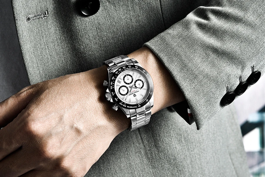 2019New часы мужские роскошные брендовые PAGANI Дизайн Хронограф Мужские спортивные часы водонепроницаемые полностью из нержавеющей стали Мужские кварцевые часы