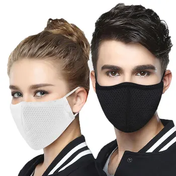 

black face mask storage reusable with filter washable with internal filter carbon Fabric facial Mouth Covers For Adult and Kid