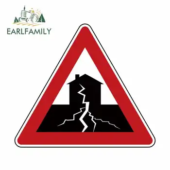 

EARLFAMILY 13cm x 11.3cm for Traffic Sign Funny Car Stickers Waterproof Anime Decals Vinyl Car Wrap Windshield Refrigerator