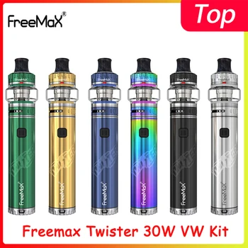 

Pre-order Freemax Twister 30W VW Kit 1400mAh Built-in Battery with 3.5ml Fireluke 22 Tank E-cig Pen Kit Vs Freemax Twister 80W