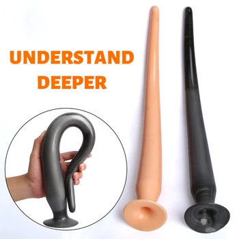 Anal Plug Big Buttplug Long Dildo Prostate Massager Sex Toys Shop Anal Dilator For Men Femme Vaginal Masturbator Anus Stimulator 2