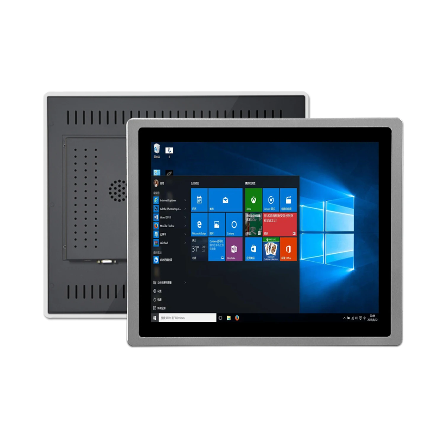 

10.4 Inch Embedded Mini Tablet Computer Industrial All in One PC Panel with Capacitive Touch Screen Desktop PC for Win10 Pro