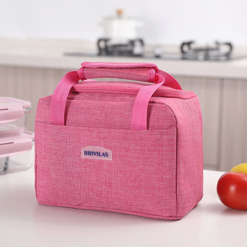 Не упустите возможность стать обладателем новая сумка для еды с теплоизоляцией утепленные мужские Термальность утепленная катион для пикника ящик-охладитель для пищевых продуктов Для женщин сумка для хранения льда сумки - Цвет: Pink