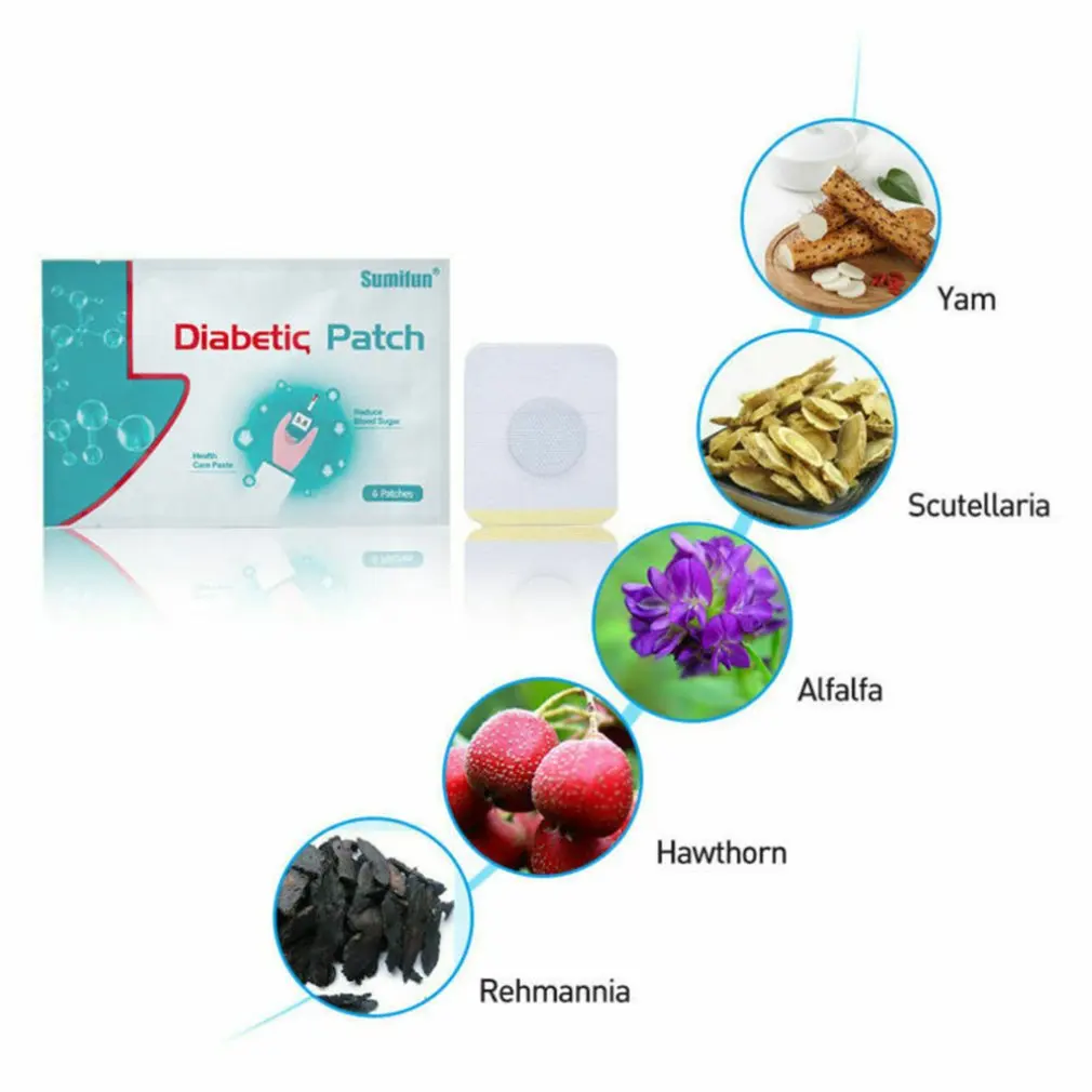 Патчи для диабета, пластырь для диабетиков, плоская Сахарная паста, гипогликемная паста, плоская паста, продукты для гипогликемного диабета