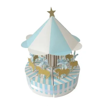 

Unicorn's Unique Carousel Candy Box Party Gift Birthday Party Decoration Wedding Gift and Guest Gift Souvenir WJ901