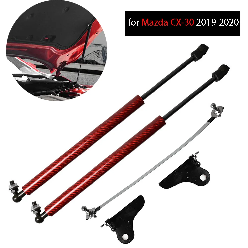 For 2019 2023 Mazda CX 30 DM Front Bonnet Hood Modify Gas Struts Lift ...
