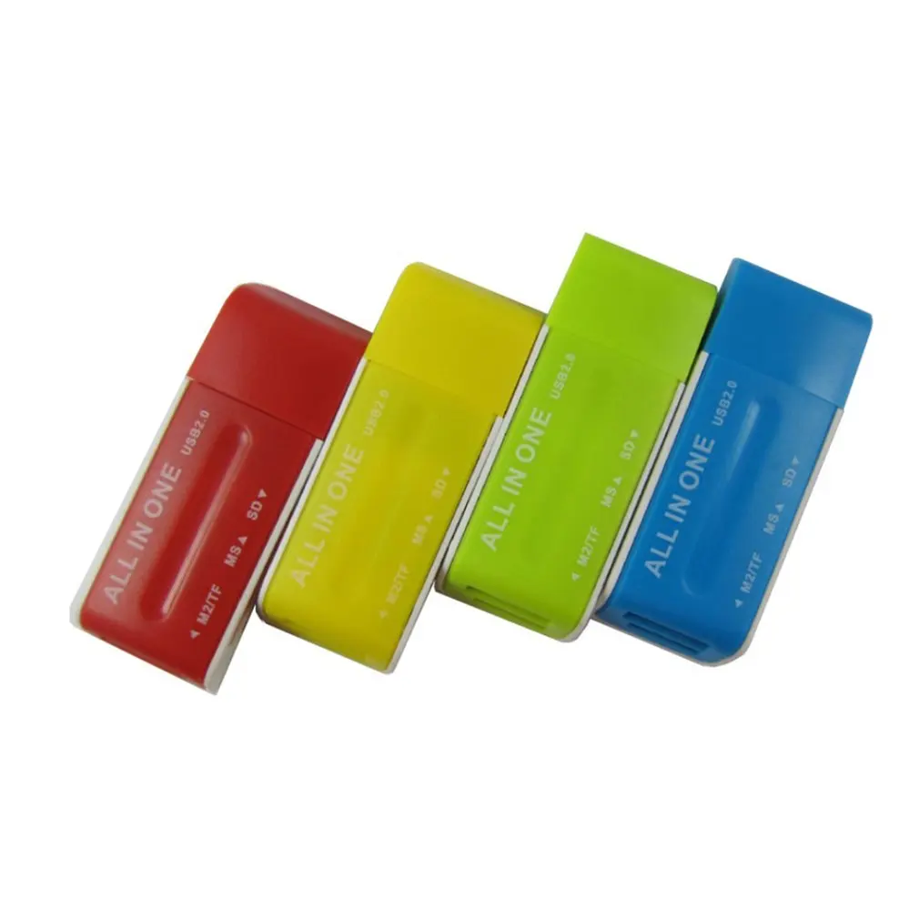Все в 1 USB 2,0 мульти карта памяти ридер адаптер разъем для SD TF M2 MS