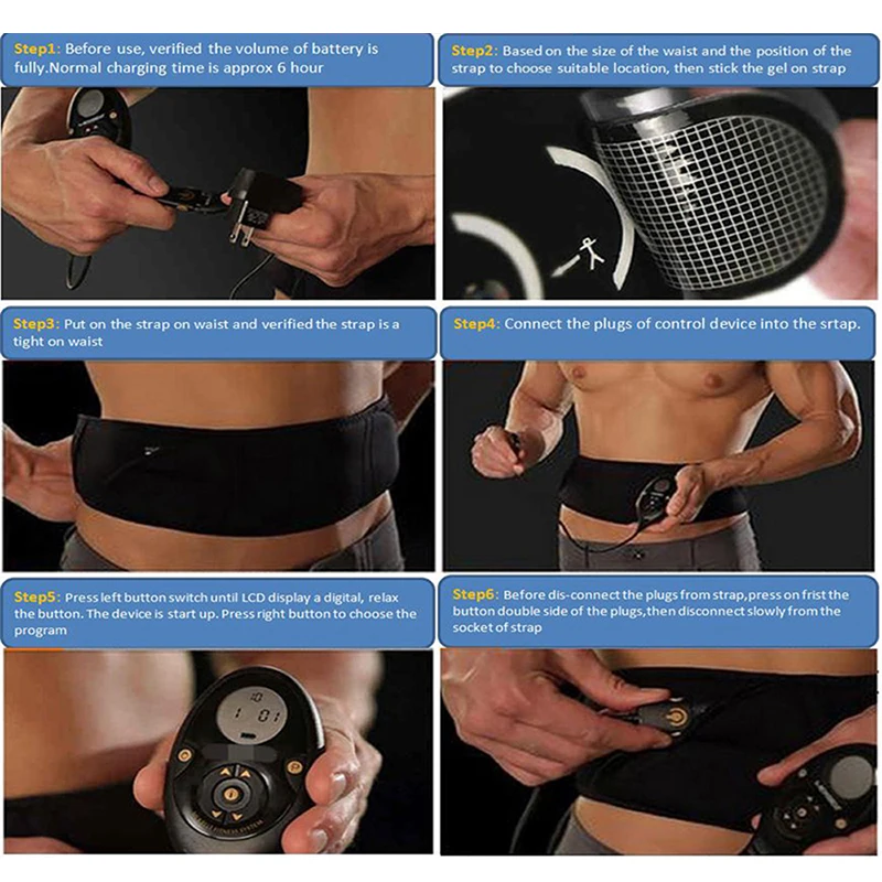 EMS электростимулятор Вибрация мышц пояс для похудения брюшной полости ABS Тонер-сердечник ABS тренировочный пояс уровень интенсивности 150
