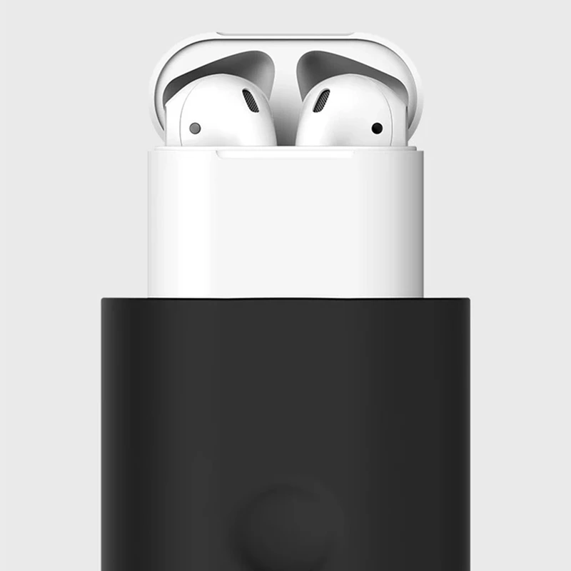 Bluetooth-гарнитура Силиконовая Подставка для зарядки силиконовая защитная Подставка для зарядки Держатель для зарядной док-станции для Airpods