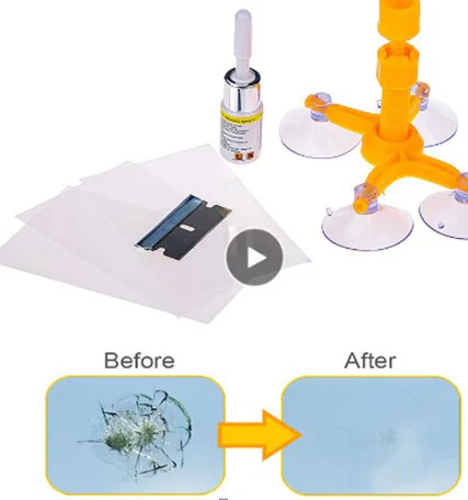Набор для Ремонта Лобового Стекла, быстрое исправление автомобиля, треснутое стекло, ветровой экран, набор инструментов для ремонта, полимерный уплотнитель, сделай сам, авто, оконный экран, полировка, Z2