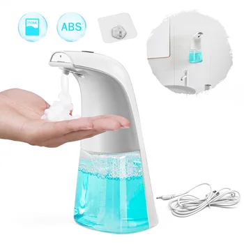 

250ml Smart Home Intelligent Liquid Soap Dispenser Automatic Touchless Induction Foam Infrared Sensor Hand Washing Bathroom Tool