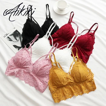 

Sexy Lace Bra Bralette Wireless Bras For Women Lingerie Sexy Bralette Push Up Bra Female Underwear Comfort Seamless Soft Bras