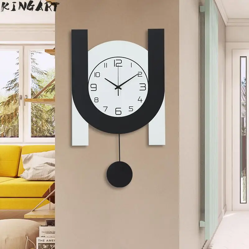 

Big Wall Clock Modern Design Simple Wall Clock Living Room Fashion Metal Wall Watch Nordic Creative Bedroom Large Wall Clock