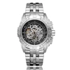 Luxury Mechanical Watch for Men - Full Steel Skeleton 8