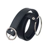 Cinturón de piel sintética decorado con anillo grande para mujer, nuevo diseño, cinturones de Hebilla de Metal plateados, para Vaqueros ► Foto 2/6