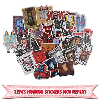 

20Set E2110 32pcs The Shining Horror Badge DIY Decorative Stickers For DIY PC Wall Notebook Phone Scrapbooking