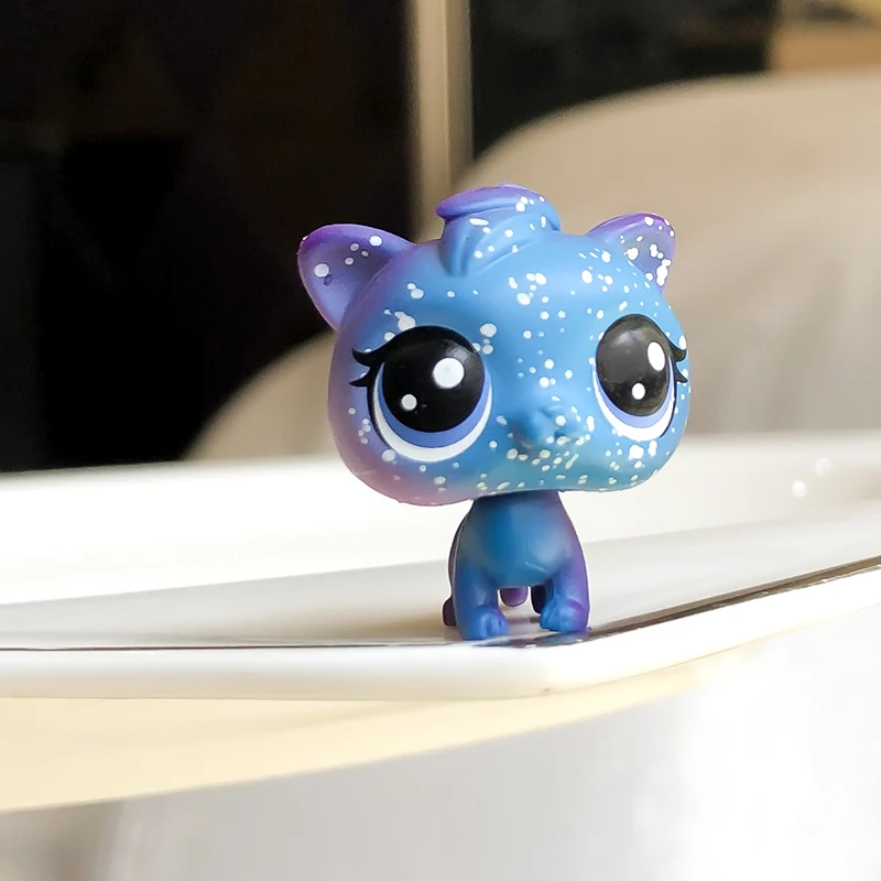 FGHGF Pet shop The Cosmic Pounce Коллекция серии 3 фигурка синяя кошка животные свободные милые