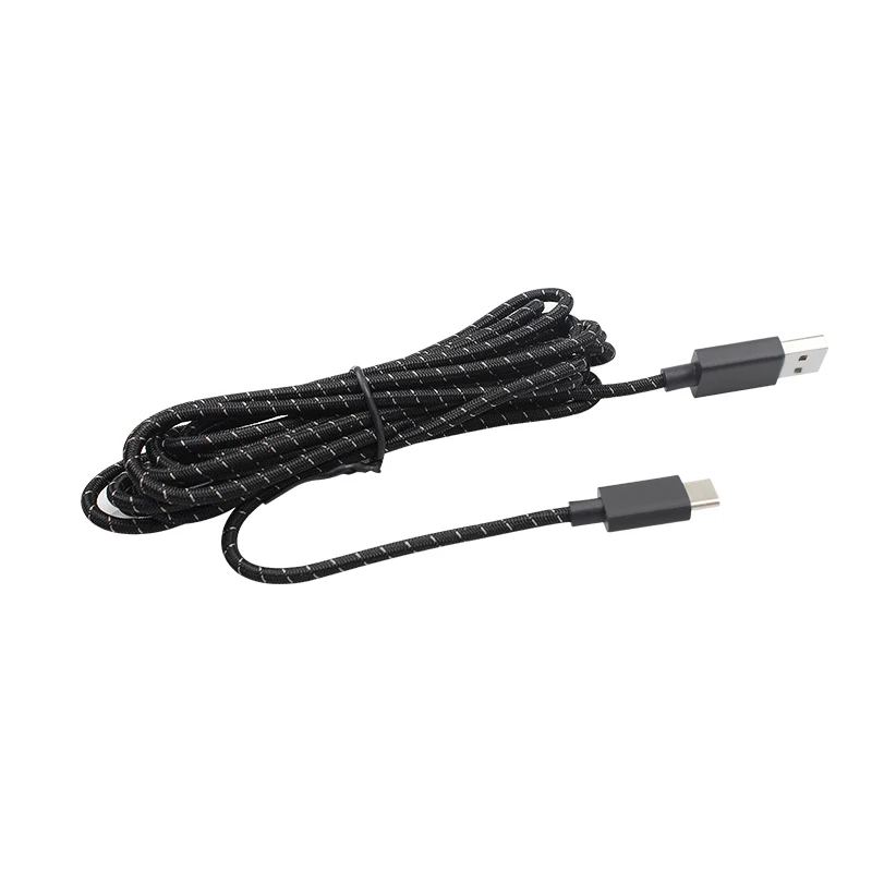 9 футов USB C нейлоновый Плетеный зарядный кабель для Xbox One Elite2 для nintendo Switch Pro контроллер для samsung Google Pixel MacBook S