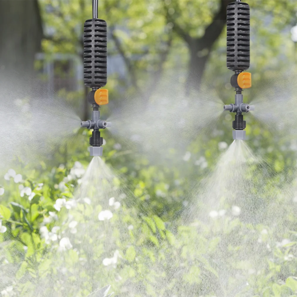 

Misting Nozzle Water Misting Cooling System Hanging Anti Drip Atomizing Nozzle Fog Greenhouse Plants Spray