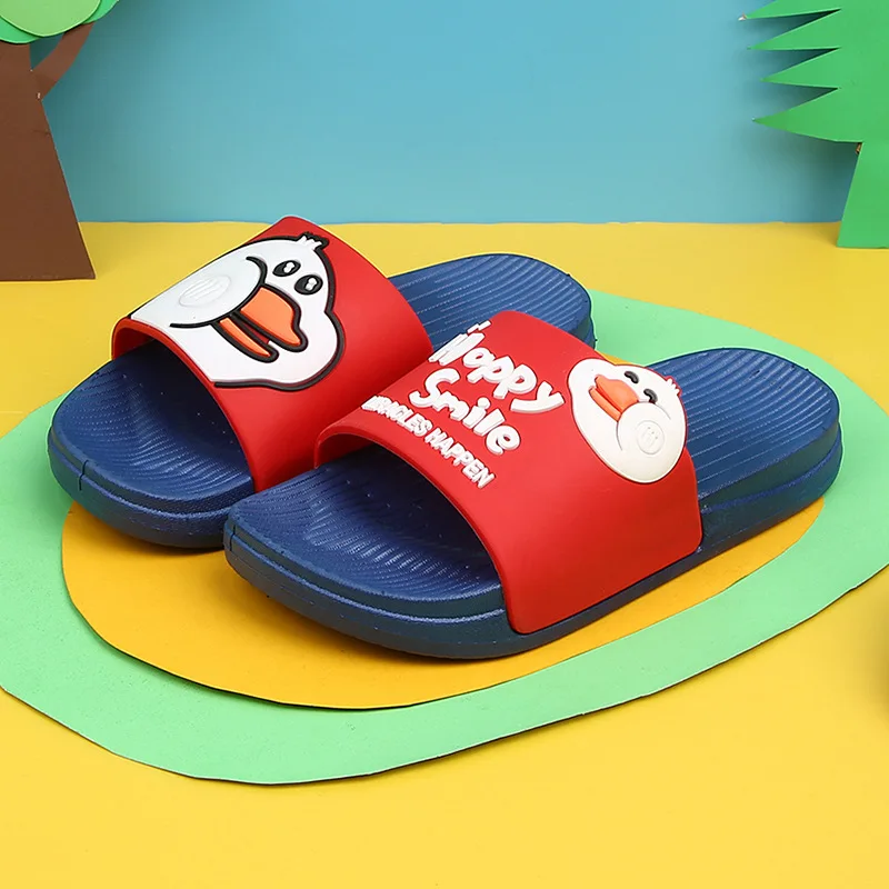 2020 Summer Boys Girls Slide Sandals Home Children Outdoor Beach Pool Sandal Soft Anti-Slip Bath Slippers for Little Kid/Big Kid