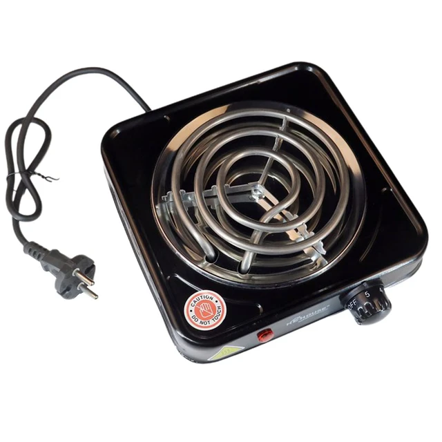 Electric Hot Plate for Cooking Portable Single 1000W Cast Iron hot plates  Heat-up in Seconds Temperature Control - AliExpress