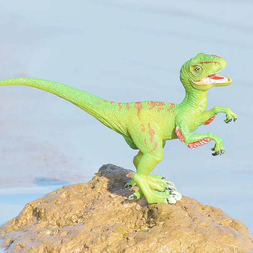 Модель дракона Velociraptor Имитация Динозавра фигурка зверя Образовательное древнее
