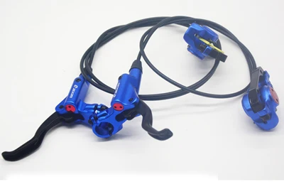 blue L front R rear Zoom HB-875 тормоз велосипед mtb Гидравлический дисковый тормоз Горный велосипед тормоз для M395 левый передний правый задний - Цвет: blue L front R rear