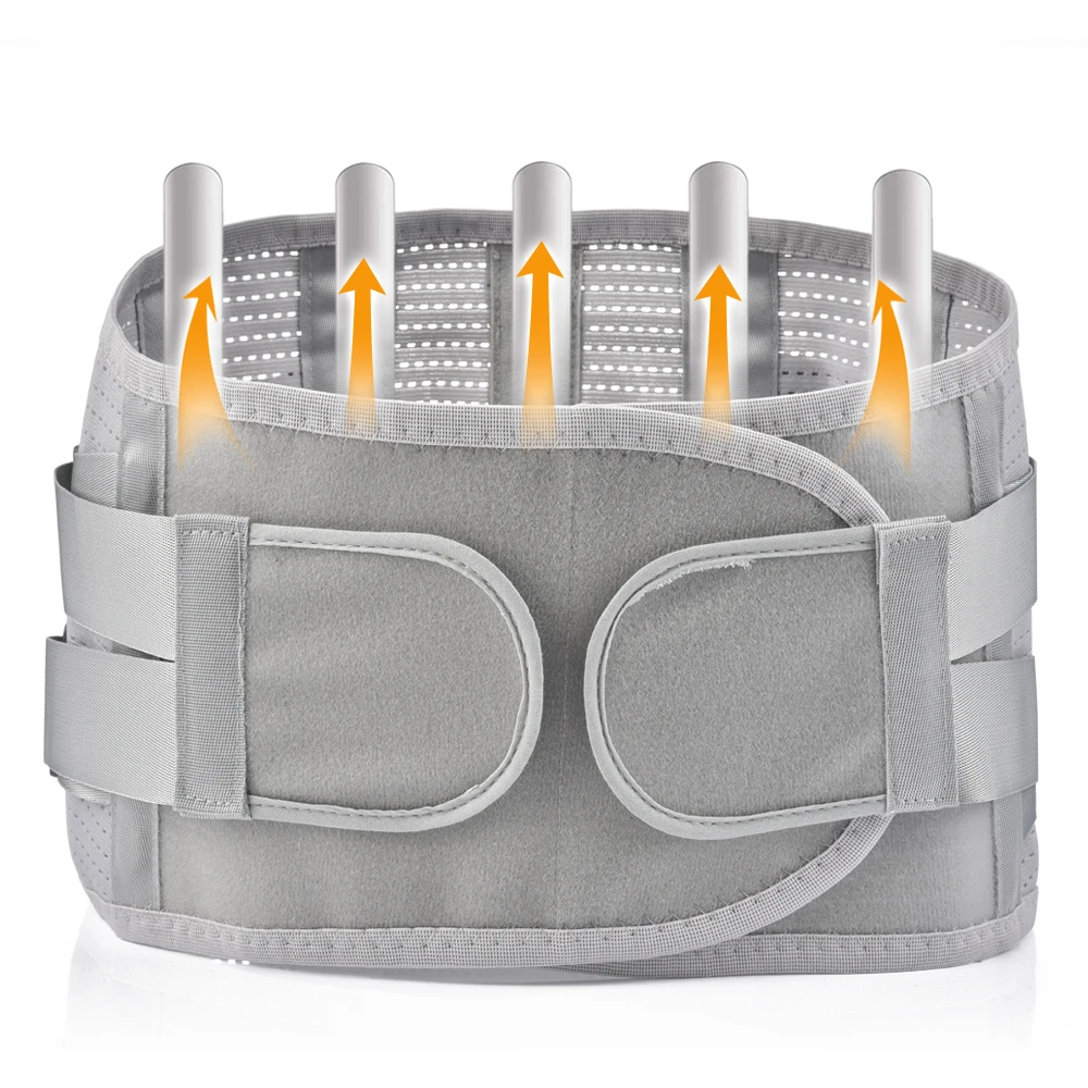 

Lumbar Support Belt With Self Heating Pad Orthopedic Corset for Back Spine Support Adjustable Waist Support Brace Massage Band