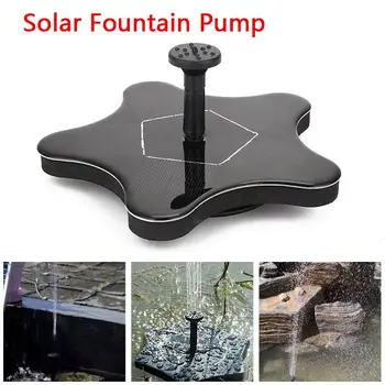 

Fountain Clover Water Spray Novelty Solar Fountain Solar Water Pump 1.4W Outdoor Pool Pond Landscape Garden Decoration