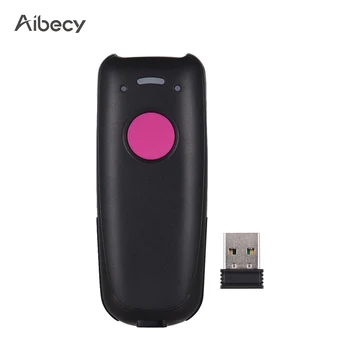 

Aibecy Mini Wired/ Wireless 2.4G Wireless Barcode Scanner 3-in-1 1D 2D CMOS Bar Code Reader Compatible with BT Function