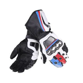 

2020 New Dain Leather Motorcycle Gloves Racing Long Gloves Driving Motorbike Cowhide Glove