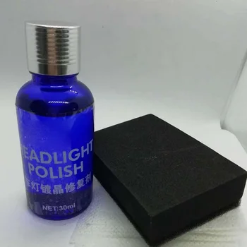 

30ml 9H Car Headlights Lens Restorer Repair Polishing Cleaning Tools Sponge Paint Dent Repair Tool Polished