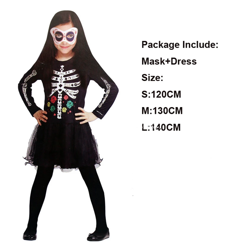 Beste Skelet Regenboog Scary Cosplay Kids Adult Halloween Jurk Vrouwen Meisje Horror Kostuum Heks Mannen Duivel Vermomming Carnaval Party