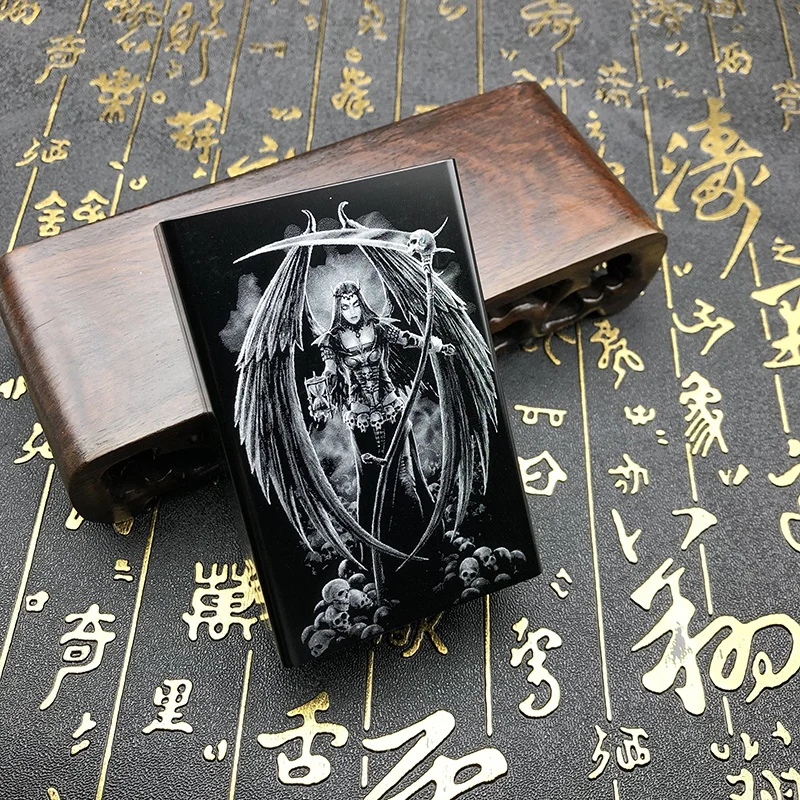 Металлический чехол для курительной сигареты, держатель для King Skull, карманная коробка, держатель для сигарет, контейнер для хранения, аксессуары для курения