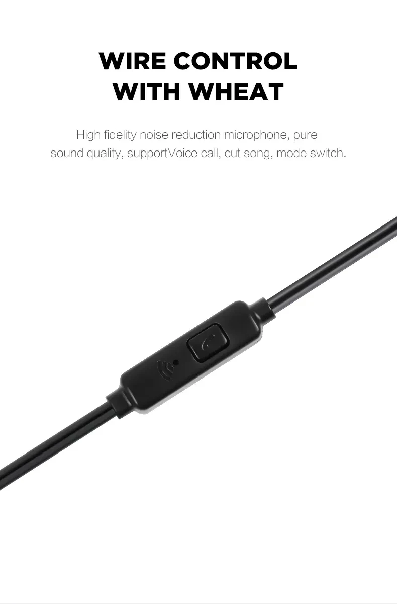 DIHU M27In-Ear наушники HiFi стерео проводные наушники 3,5 мм 1,2 м черный