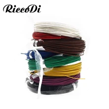 14/16/18/19-26 AWG посеребренный кабель FEP кабель наушников DIY провод аудио кабель High end Температура провода 10/20/95 м