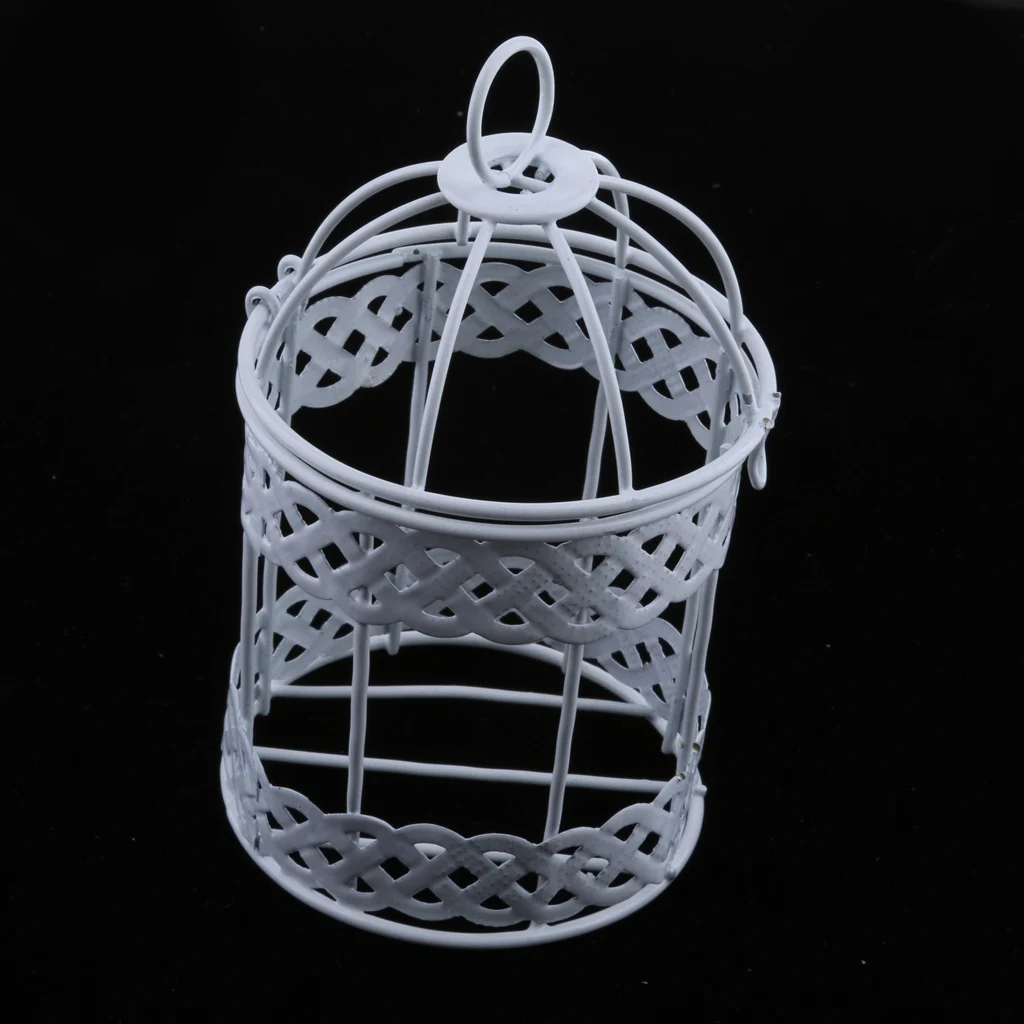 Romantic Iron Birdcage Frame Wire Succulent Pot Wedding DIY Decoration 7.5cm