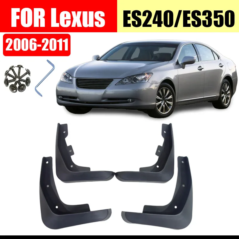 

Mud flaps for Lexus ES240 ES350 Mudguards Fender Lexus ES mud flap Splash Guard Fenders Mudguard car accessories Front Rear 4PCS
