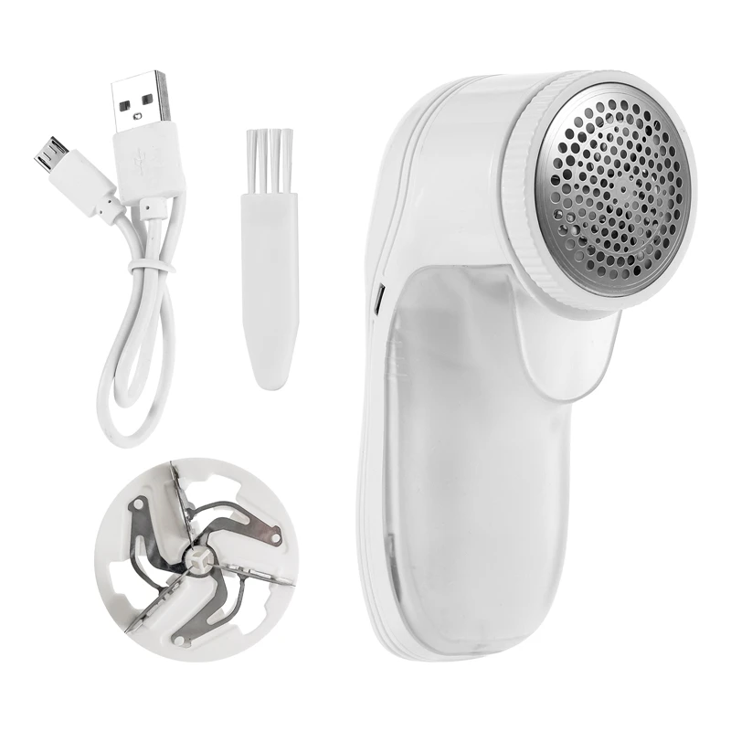 

Portable Electric Fabric Sweater Fuzz Pills Shaver Rechargeable Clothing Lint Pills Remover Clothes Fluff Pellets Cut Machine