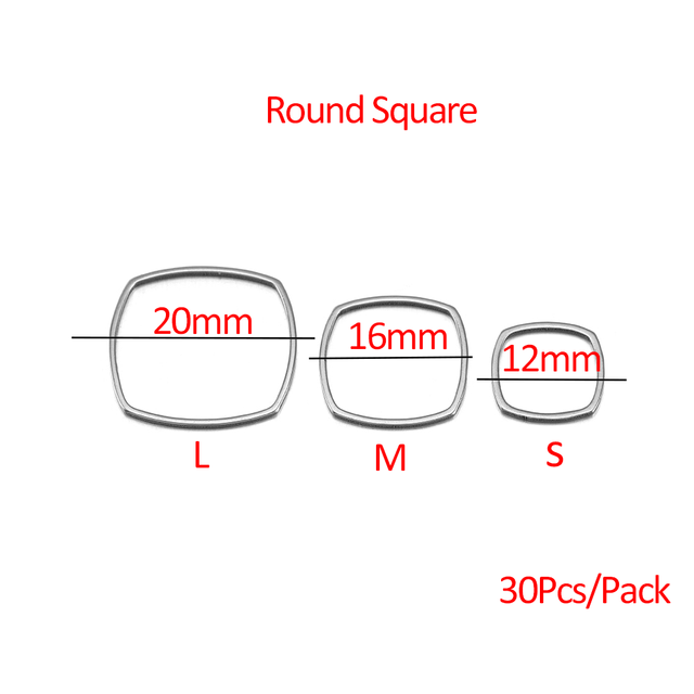 Moon Star Heart Square Charm Stainless Steel Pendant Open Bezels Hollow Pressed Resin Frame Mold Bezel DIY Jewelry Making