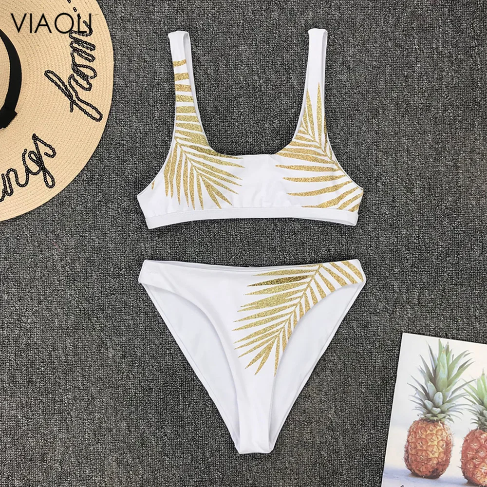 

New Bikini Set Print Swimsuit Women Swimwear Push Up Bikini Set High Waist Biquini Brazilian Summer Beach Bathing Suit Swim Wear