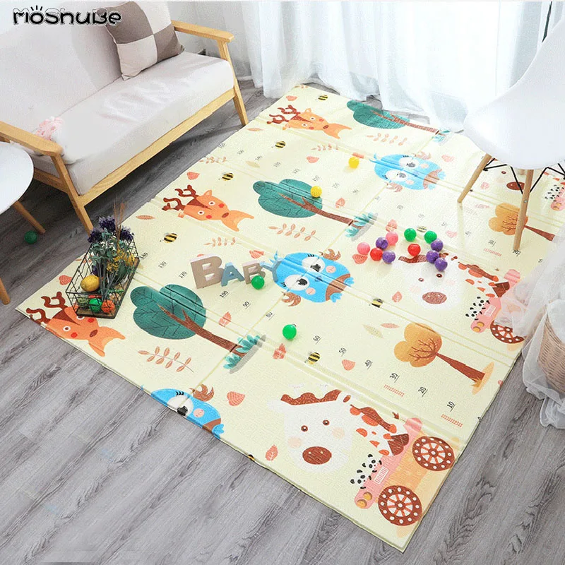 

Cartoon Baby Play Mat Foldable Puzzle Pad Toys for Children's Mat Baby Climbing Kids Rug Gym Eduactional Games Mats