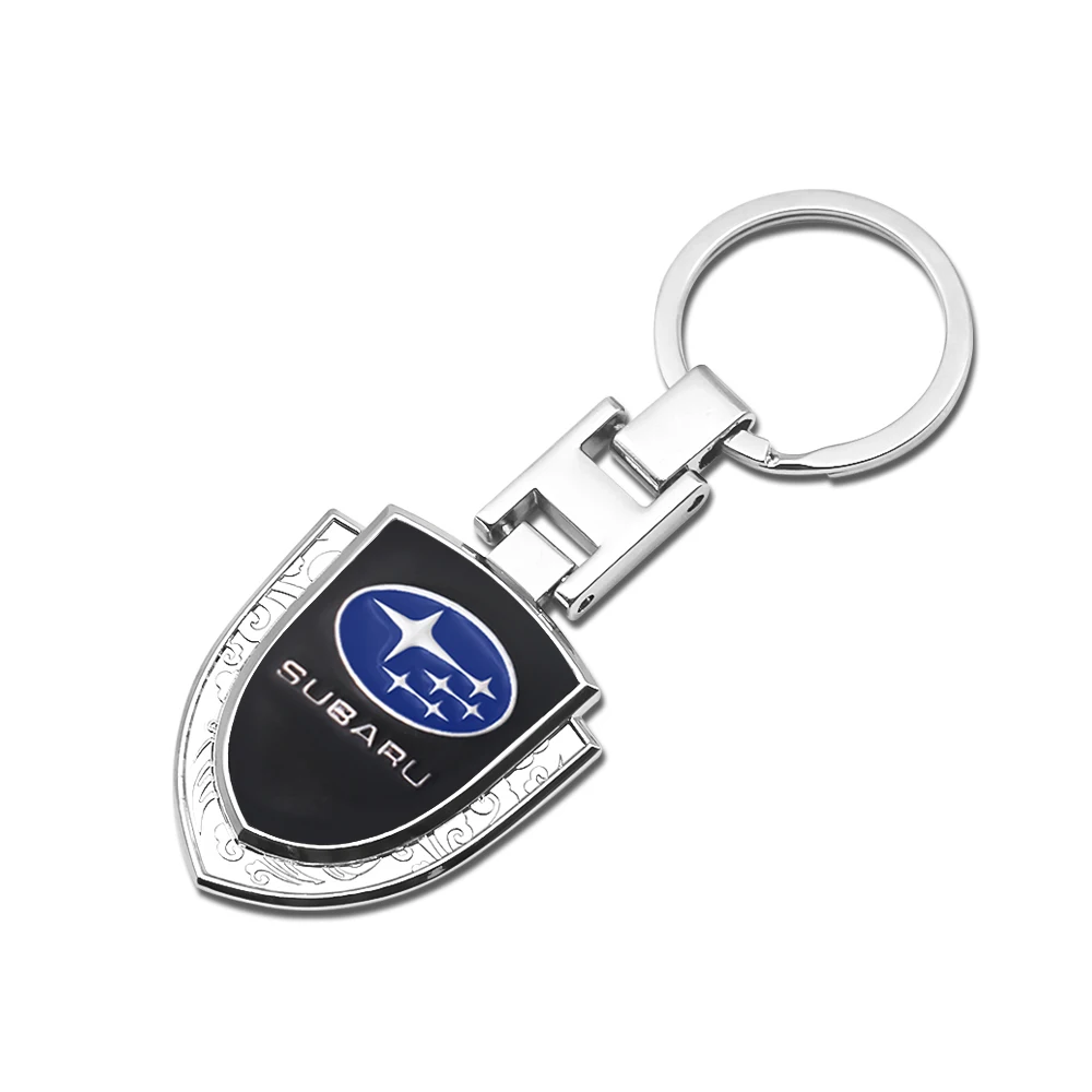 

3D Metal Alloy Car Braided Rope Keychain Car Styling KeyRings For SUBARU FORESTER OUTBACK XV BRZ Impreza STI LEGACY WRX WRC