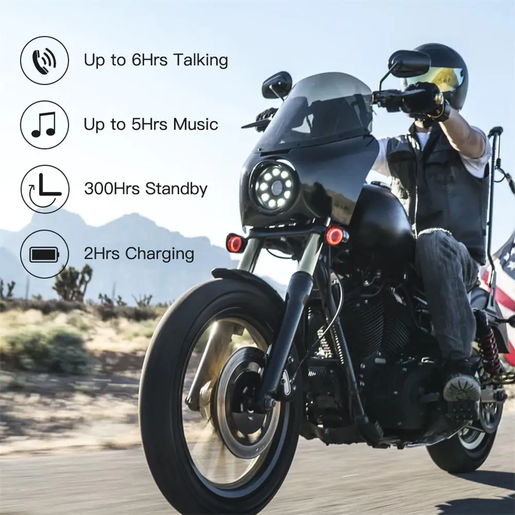 E300 мотоциклетный шлем Bluetooth беспроводная гарнитура портативный полнодуплексный 300 м шлем Bluetooth наушники с шумоподавлением