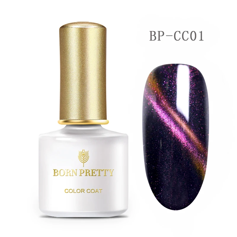 BP-CC01 BORN PRETTY эффект кошачьих глаз Гель-лак для ногтей замочить от полупостоянного УФ светодиодный 5D Магнитный Гель-лак 6 мл 50 цветов DIY маникюр - Цвет: BP-CC01