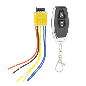 

Wireless Universal Remote Control 2 Way Switch Relay Receiver Module for Light Garage Door Opener Wide Voltage 3.7V 5V 9V 12V