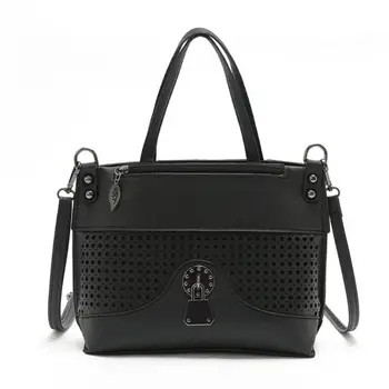 

Women Ladies Shoulder Bag Top Handle Tote Hollow Satchel Shopping Bags