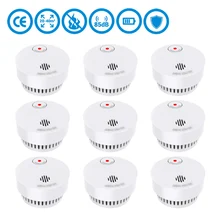 Best Offers CPvan SM01 9pcs/Lot Smoke Detector 10 Years Battery Life EN14604 CE Certified Fire Alarm Systems Photoelectric Sensor rookmelder Best Offers CPvan SM01 9pcs/Lot Smoke Detector 10 Years Battery Life EN14604 CE Certified Fire Alarm Systems Photoelectric Sensor rookmelder